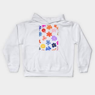 Cute Abstract Flowers Kids Hoodie